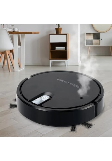 5-in-1 Kablosuz Akıllı Robotlu Süpürge Çok Fonksiyonlu Süper Sessiz Vakumlama A White Beyaz