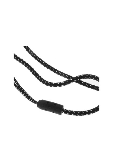 Vkemall Güneşte Parlayan Fiber Kablolu Stereo Kulak İçi Kulaklık, Gürültü Engelleme, 3.5mm Bağlantı, Kırmızı