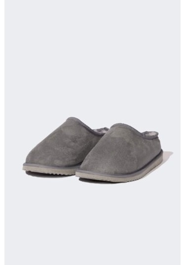 Defacto Erkek Düz Taban Slip On Ev Terliği D3087ax24wngr422 Gri