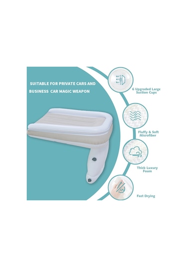 Yürümeye Başlayan Bebek Seyahat Düzlem Uyku Yatağı İçin Akın + Pvc Şişme Uçak Araba Yatağı
