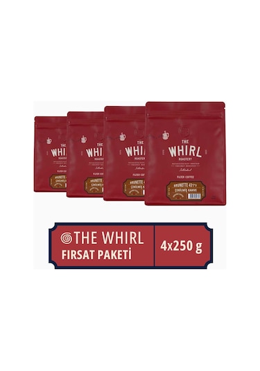 The Whirl Brunetta 431°F Çekilmiş Kahve 4'lü Tanışma Paketi