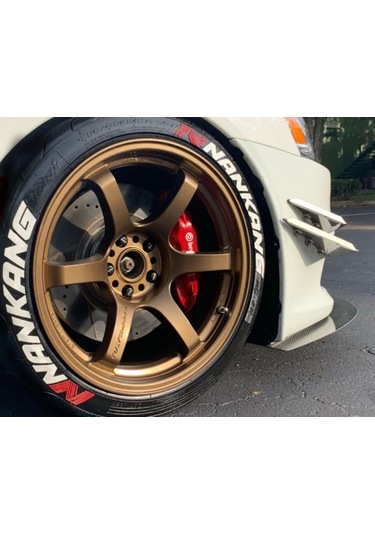 Lastik Yazısı Nankang Büyük Boy Araç Lastik Stikeri 31mm 8adet