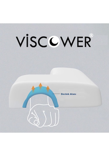 Viscower Visko Sarılma Yastığı Kol Destekli Sarılma Yastığı