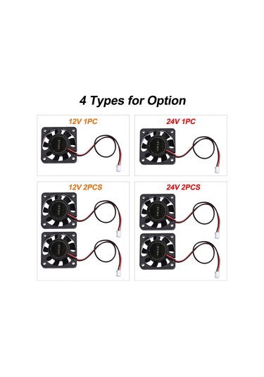 3d Yazıcı Parçaları 24v 4010 Sessiz Soğutma Fanı,2adet