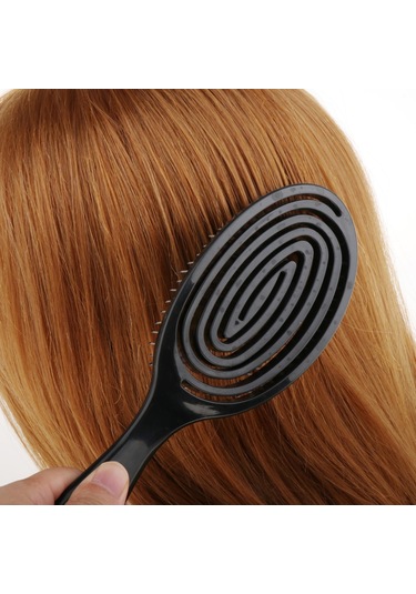 Suntek Dolaşık Açıcı Tarak Saç Fırçası Siyah