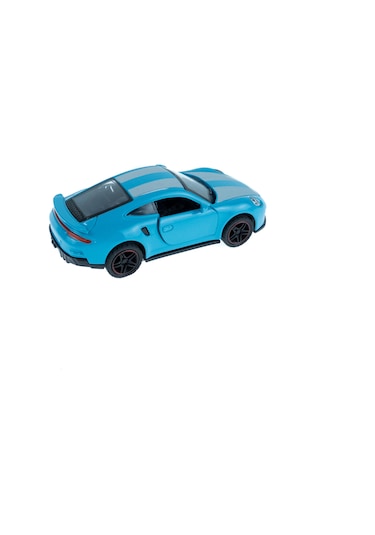 Oyuncak Metal Çek Bırak Süper Sport Araba Turkuaz 11 Cm
