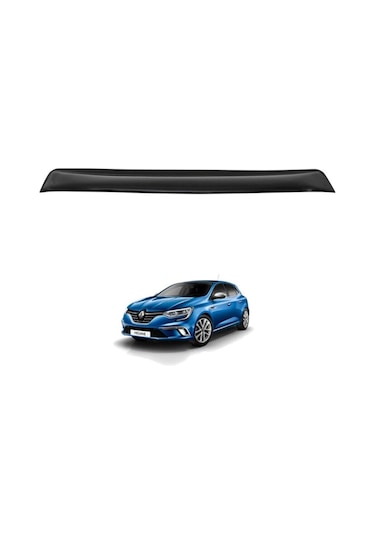 Renault Megane 4 Uyumlu Cam Üstü Spoiler (Plastik)