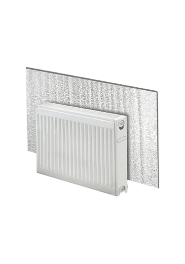 5 Adet Kalorifer Peteği Arkasına Alüminyum Folyo Metalize Plaka Petek Arkalığı Isı Yalıtım Levhası