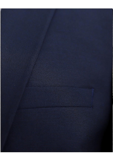 Uki Açık Lacivert Comfort Fit 6 Drop Ceket Açık Lacivert