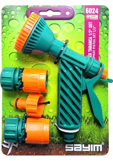 Sayım Otomatik Süzek Sulama Tabanca Seti 1/2''