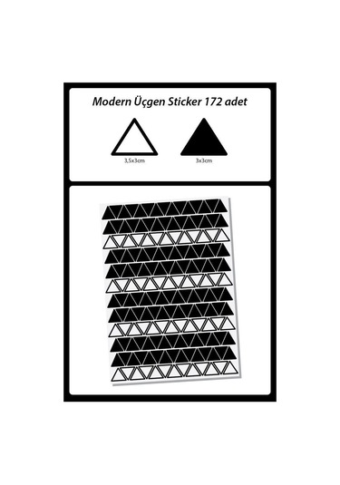 Modern Üçgen Duvar Sticker, Bebek Ve Çocuk Odası Dekoratif Duvar (552800319)