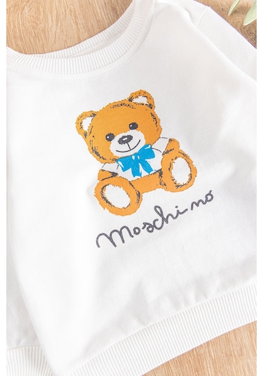 Ayıcık Figürlü 2'li Erkek Bebek Takım 001