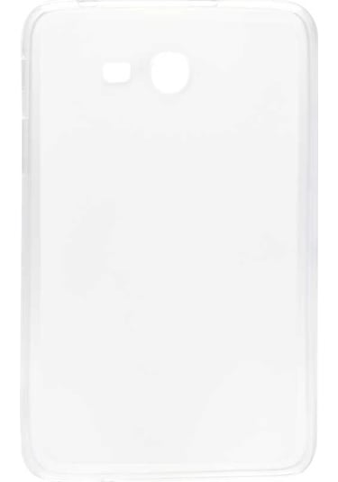 Ardemix Galaxy Tab 3 Lite 7.0 T110 Kılıf Uyumlu Tablet Süper Silikon Kapak-beyaz Tablet Kılıfı