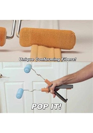 Büro Ev Tadilatı İçin Damlatmaz Süngerli Mobilya Duvar Boyama Rulosu