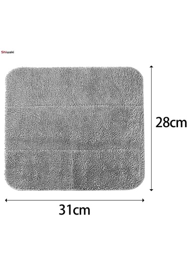 Paspas Yedek Kafası, Toz Paspas Kafası, Yedek Çok Fonksiyonlu Kolay Temizlenen Mikrofiber Paspas Kafası, Duş Ev Zemin Temizliği İçin