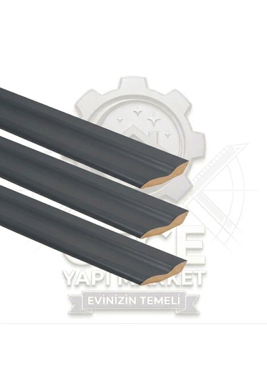 Antrasit Süpürgelik 6 Cm , 3 Adet Süpürgelik