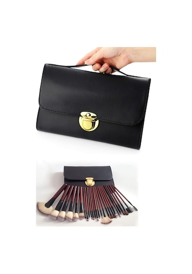 Hannah 26 Parça Şık Çantalı Çeyizlik Makyaj Fırça Seti