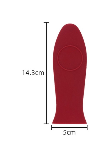 Tencere Sapı Silikon Tutucu Kırmızı Kırmızı Diğer