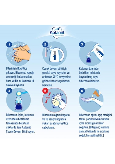 Aptamil 5 Çocuk Devam Sütü 800 G 4 Adet