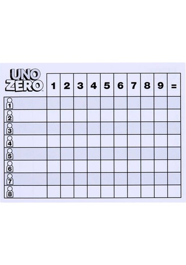 Uno Zero Kartlar