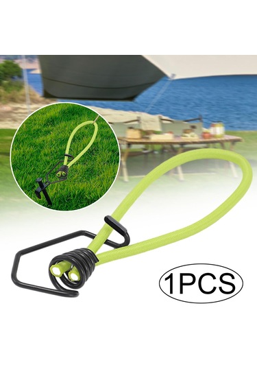 Suntek Kancalı Bungee Kablosu 6mm Halat Kanopi Neon-yeşili Neon Yeşili Çok Renkli
