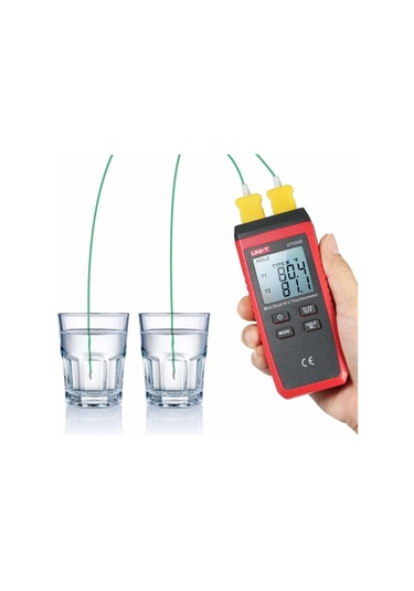 Unit Ut320d Mını Termometre Çift Prop Girişli Sıcaklık Ölçer