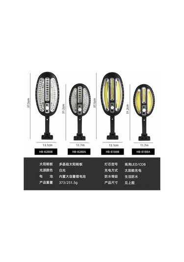 Xindoker Dış Mekan Güneş Enerjili Led Duvar Lambası - Bahçe, Ev Cephesi Için Uzaktan Kumandalı, Dayanıklı Malzeme, Hb-8188b Modeli Siyah