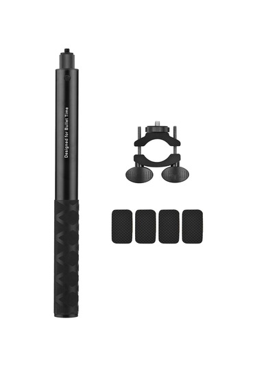 Geeksen Alüminyum Bisiklet Kamera Tutucu 17-40mm Boru , 28-115cm Uzunluk Ayarı, 500g Yük Kapasitesi, Insta360 One X/one/evo Uyumlu