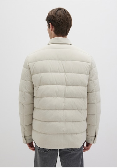 Mavi - Bej Şişme Mont 0110599-70144 Bej