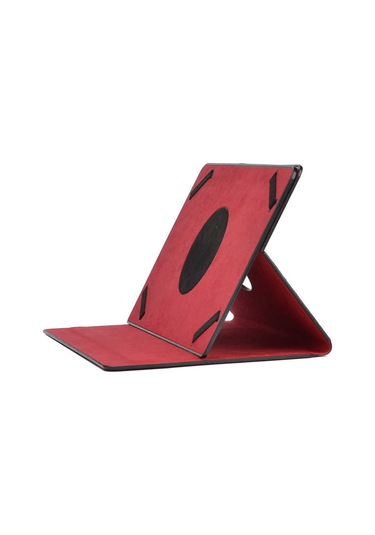 Zore Unik Universal 10 İnç Dönebilen Standlı Kılıf-Kırmızı Kırmızı