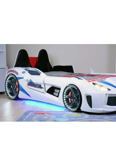 Audi Bazalı Arabalı Yatak , Kapıları Açılan Arabalı Yatak Beyaz