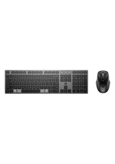 Hp 720 9t5a9aa Çoklu Cihaz Bağlantılı Şarj Edilebilir Kablosuz Klavye Mouse Set Lazer