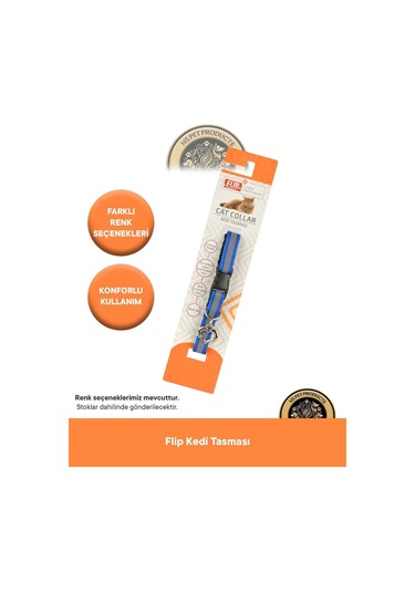 Flip Reflektörlü Kedi Tasması