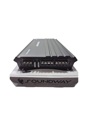 Soundway Amfi 4 X 60 Rms Ses Ve Bass Amfisi 3500w Soundway Sg-60.4 Ab Class Oto Anfi