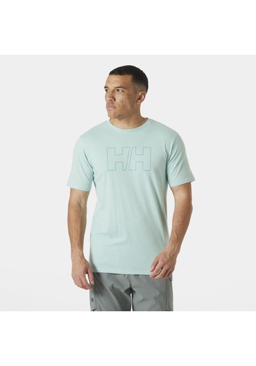 Helly Hansen Hh Tech Logo T-shırt Hha.63165lagoon Yeşil