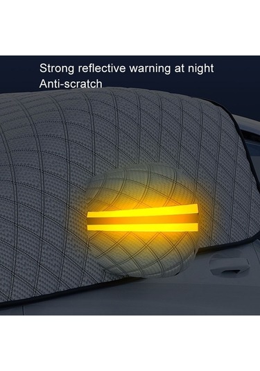 Tongxida Araba Kar Örtüsü - Anti-donma Don Örtüsü - Kış Kalın Araba Giysi - Tam Kapsama Stili