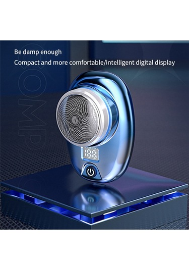 Xiaaokeji Mini Elektrikli Seyahat Tıraş Makinesi Erkekler İçin Cep Siyah