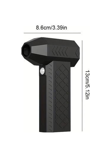 Xuweiwei Beyaz Taşınabilir Turbo Fan Yüksek Hızlı El Tipi Drifter Pil İle Usb Şarj Edilebilir Çok Fonksiyonlu