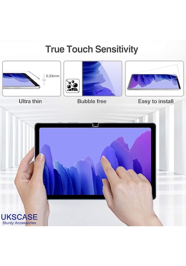 Samsung Uyumlu Galaxy Tab A7 10.4 2020 Temperli Cam Ekran Koruyucu 2 Adet