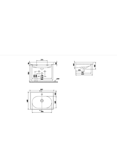 Turkuaz Blue Lavabo 60 x 45 CM