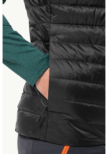 Jack Wolfskin Pilvi Down Erkek Outdoor Yelek Siyah
