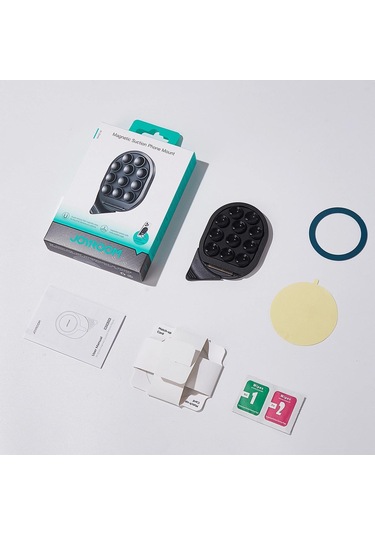 Joyroom Zs418 Magsafe Uyumlu Vantuzlu Stantlı Çok Amaçlı Telefon Tutucu Siyah