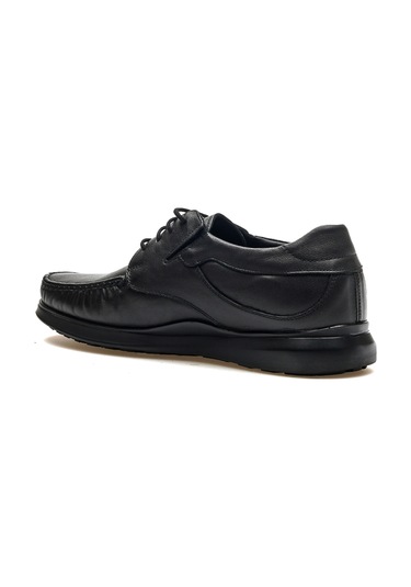 Forelli Soft-h Erkek Hakiki Deri Ortopedik Comfort Günlük Ayakkabı 25y 35302 M Siyah Siyah