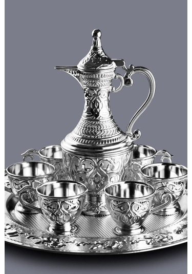 Safir 8 Parça Zemzem Takımı Gümüş Renk