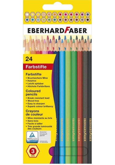 Eberhard Faber Kuru Boya Kalem Seti 24Lü 3 Mm 514824