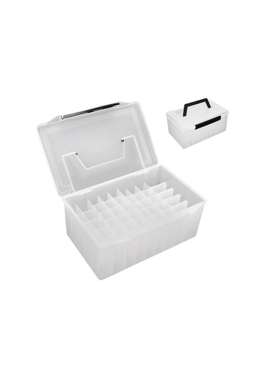 Jeehugo Pvc Malzeme Çok Bölmeli Balık Tutma Kutusu - Organize Olta Takımları İçin Beyaz