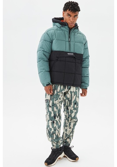 Timberland Progressive Utility Pullover Puffer Erkek 1/2 Fermuarlı Kapüşonlu Şişme Mont Siyah-yeşil Siyah - Yeşil Timberland Progressive Utility Pullover Puffer Erkek 1/2 Fermuarlı Kapüşonlu Şişme Mont Siyah-yeşil Siyah - Yeşil
