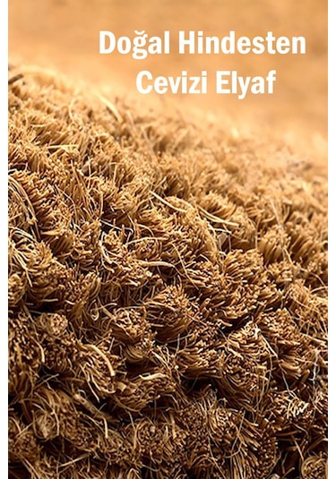 Kıl Paspas Doğal Hindistan Cevizi Elyafı Doğal 100x100