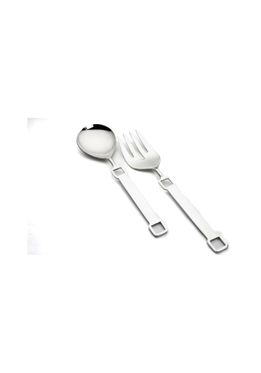 Mikasa Moor Mira Gümüş 2li Salata Servis Seti