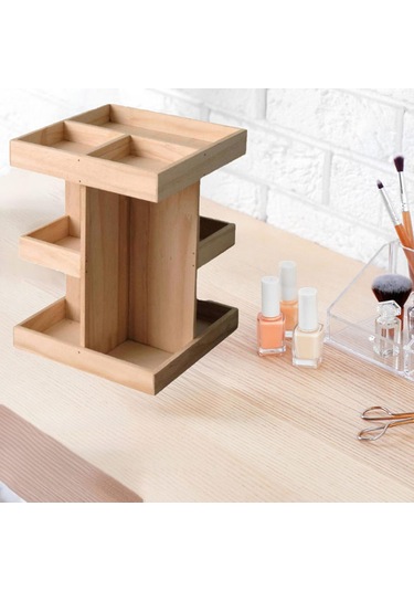 Homyl 360 Derece Dönebilen Makyaj Düzenleyici Saklama Standı